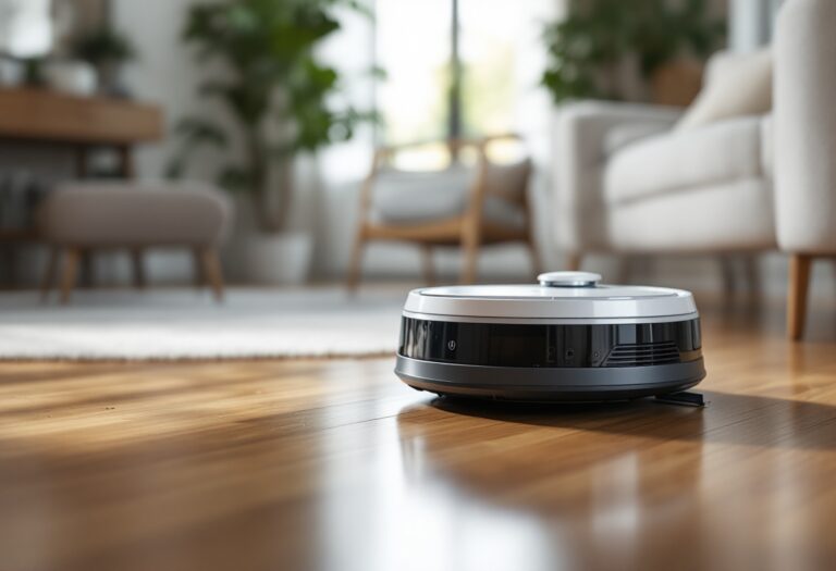 Robot aspirapolvere Ecovacs Deebot X5 Omni in azione