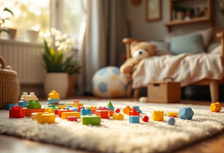 Bambino che usa un dispositivo elettronico a letto
