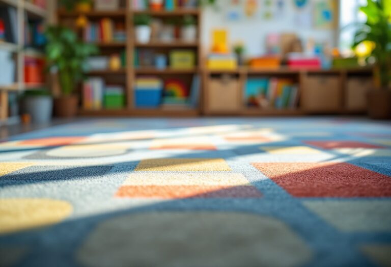 Bambini in classe durante attività di inclusione linguistica