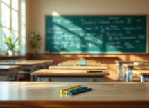 Giovani studenti in aula, simbolo di sicurezza e civiltà