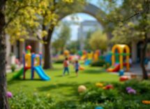 Area giochi per bambini al Nuovo Ospedale Stella Maris