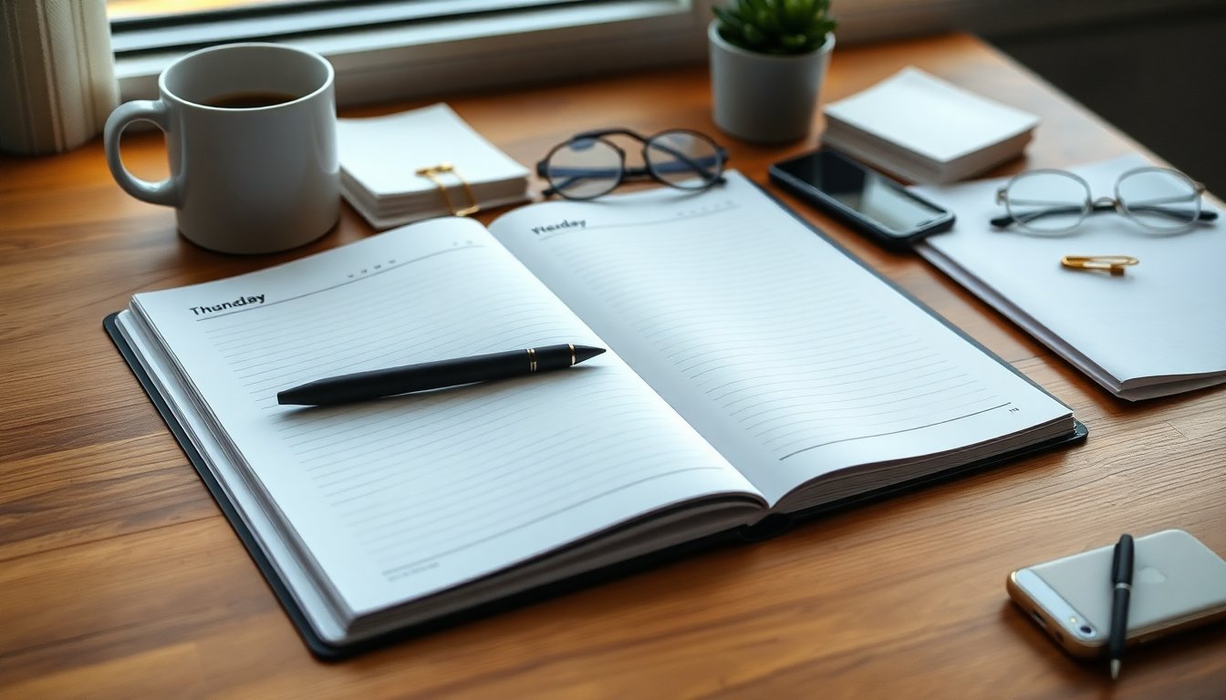 Agenda Finocam Mytime: planner verticale senza data per pianificare settimana e impegni